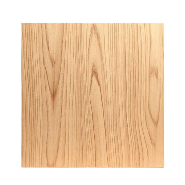 Muestra de tablón decorativo de madera con veta natural