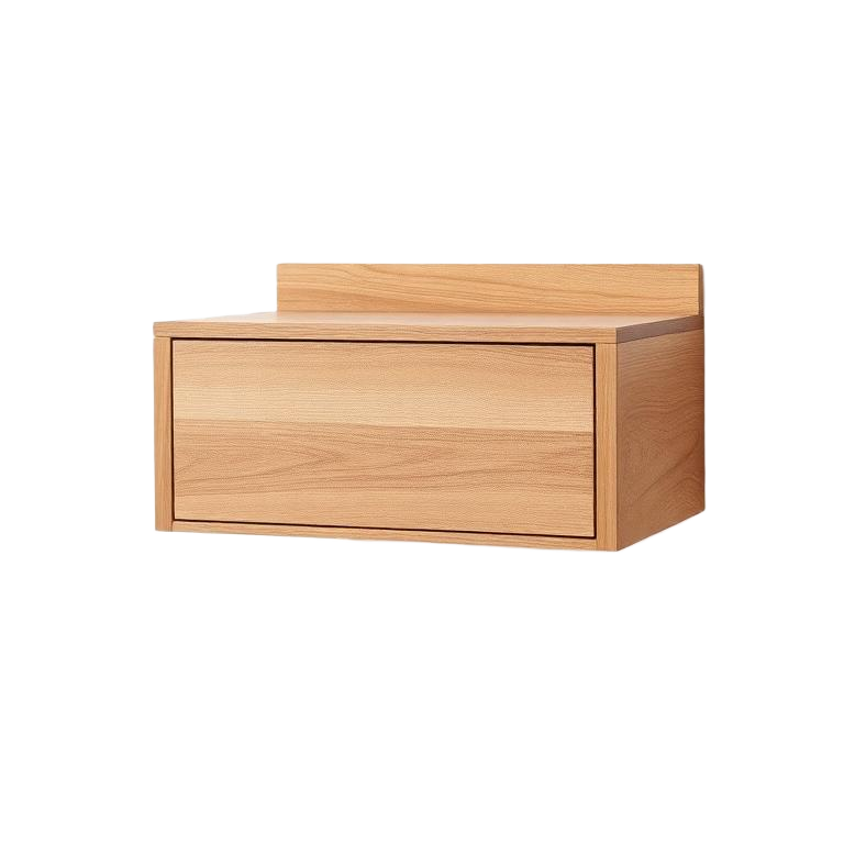Buró de madera con cajón