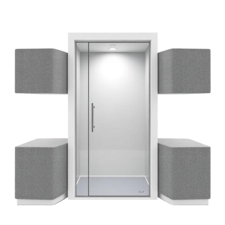 Cabina acústica para oficina