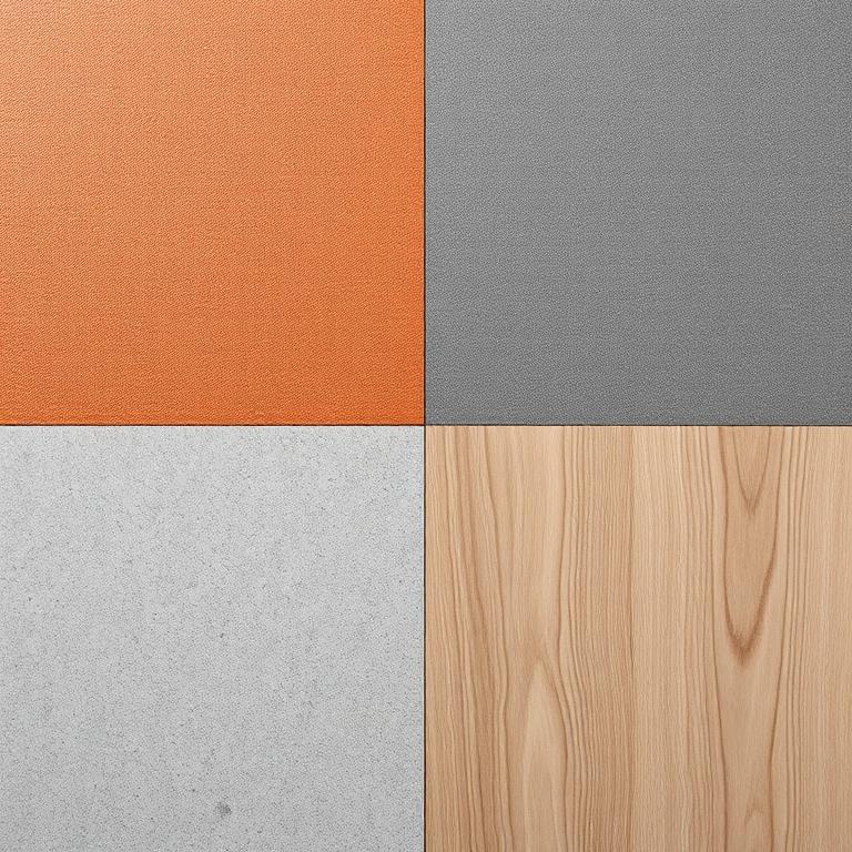 Muestras de melamina en colores y texturas
