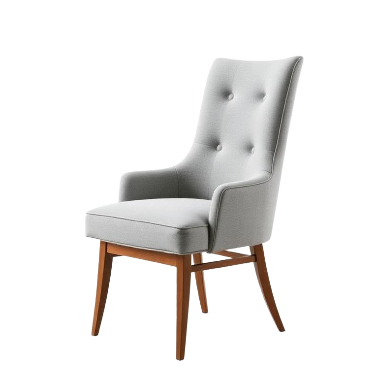 Silla de comedor tapizada