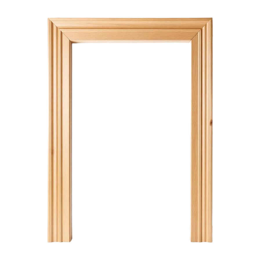 Marco de madera para puerta interior