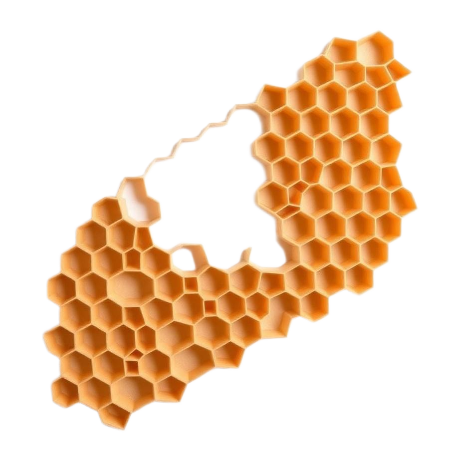 Núcleo honeycomb de papel kraft para puerta