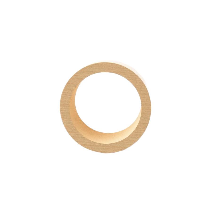 Núcleo tubular para puerta de madera