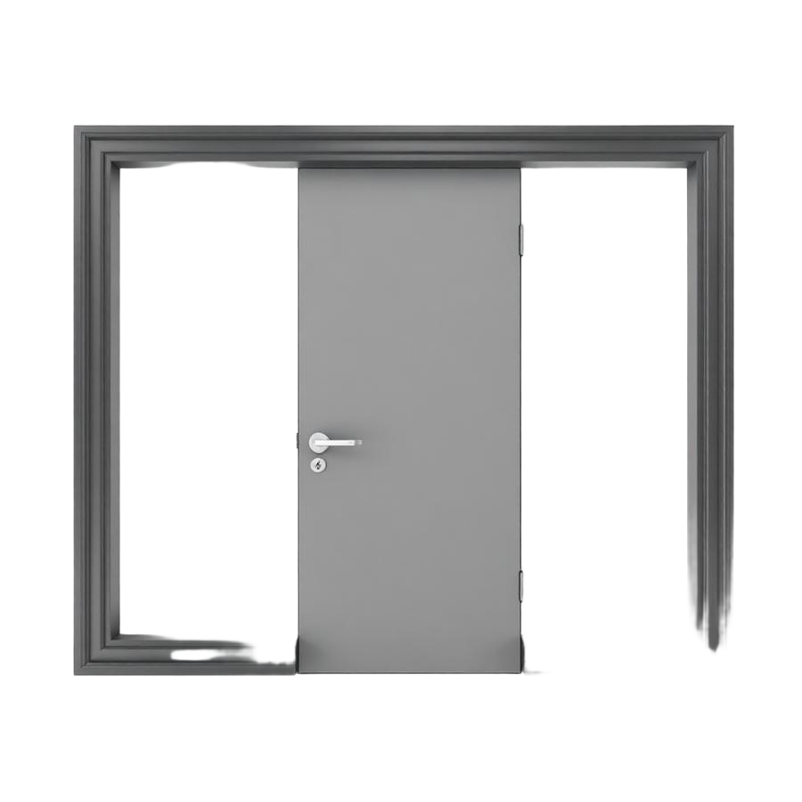 Puerta acústica con sellos perimetrales