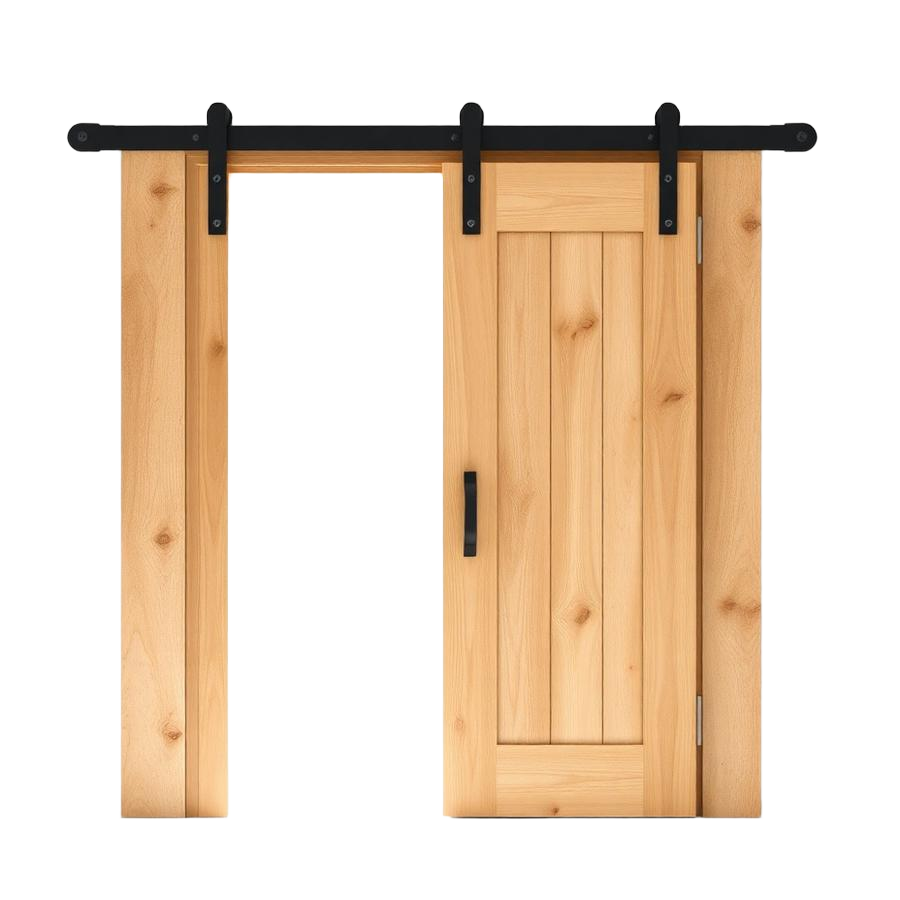 Puerta corrediza de madera