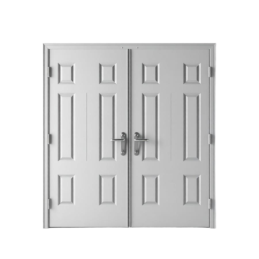 Puerta doble metálica